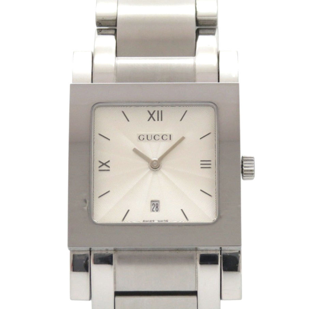 グッチ 7900M.1 スクエア クオーツ 腕時計 SS シルバー 1605【中古】GUCCI