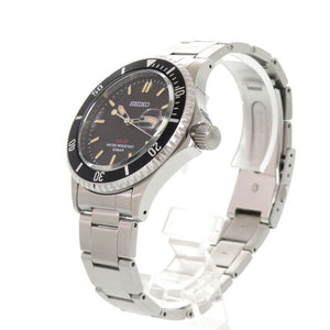 新品同様 セイコー V157-HAD0 SS ブラック ソーラー電波 腕時計 黒文字盤 1608【中古】SEIKO