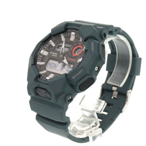 未使用 カシオ G-SHOCK GA-010-2AJF 樹脂 ブラック グリーン クオーツ アナログ デジタル 腕時計 黒 Gショック 1609【中古】CASIO