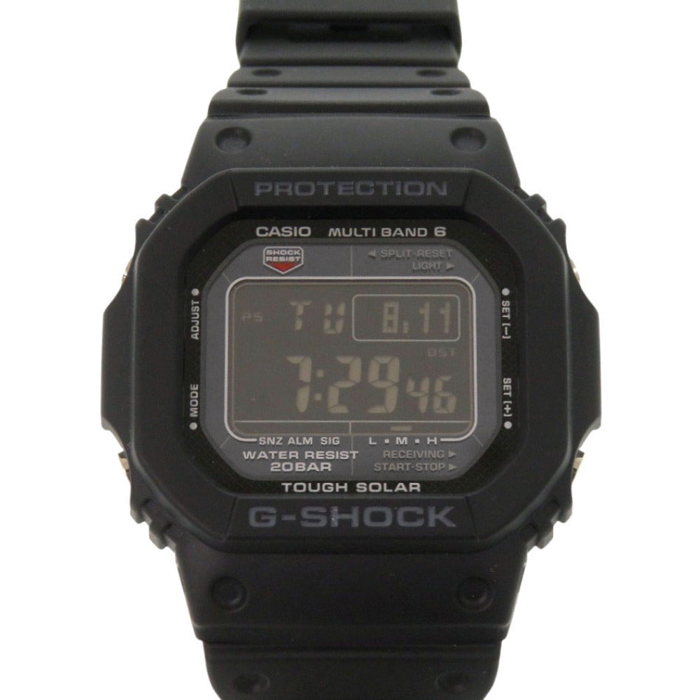 未使用 カシオ G-SHOCK GW-M5610U-1BER 樹脂 ブラック タフソーラー デジタル 腕時計 黒 Gショック 1622【中古】CASIO