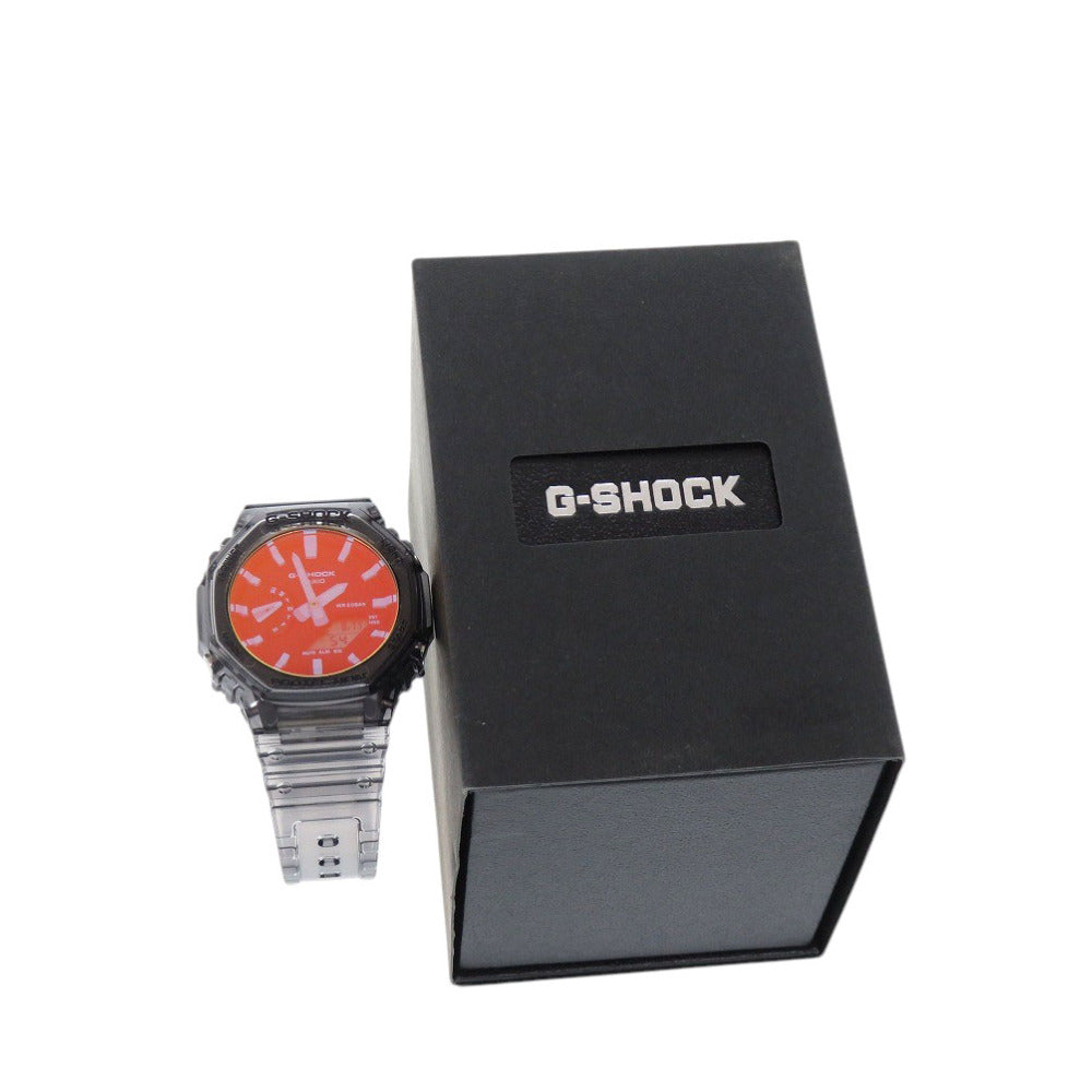 未使用 カシオ G-SHOCK ビーチタイムラプス GA-2100TLS-8AJF 樹脂 グレー クオーツ 腕時計 1624【中古】CASIO