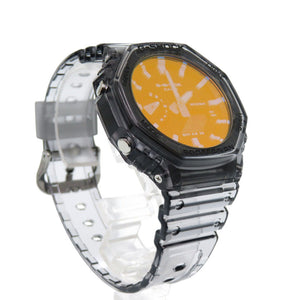 未使用 カシオ G-SHOCK ビーチタイムラプス GA-2100TLS-8AJF 樹脂 グレー クオーツ 腕時計 1624【中古】CASIO