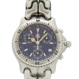 タグホイヤー セル プロフェッショナル 200m CG1114 SS ブルー クオーツ 腕時計 青文字盤 1629【中古】TAG HEUER