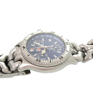 タグホイヤー セル プロフェッショナル 200m CG1114 SS ブルー クオーツ 腕時計 青文字盤 1629【中古】TAG HEUER
