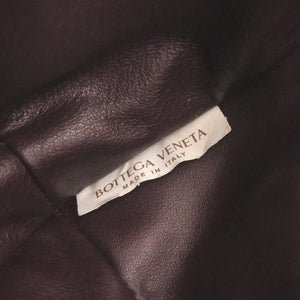 新品同様 ボッテガヴェネタ ミニ ザ バルブ レザー パープル ショルダーバッグ 1668【中古】BOTTEGAVENETA