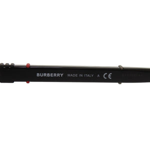 美品 バーバリー ロゴ プラスチック メタル ブラック 眼鏡 メガネ 黒 1675【中古】BURBERRY