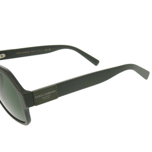 美品 ドルチェアンドガッバーナ ロゴプレート DG4433 プラスチック グリーン サングラス 緑 1676【中古】DOLCE&GABBANA