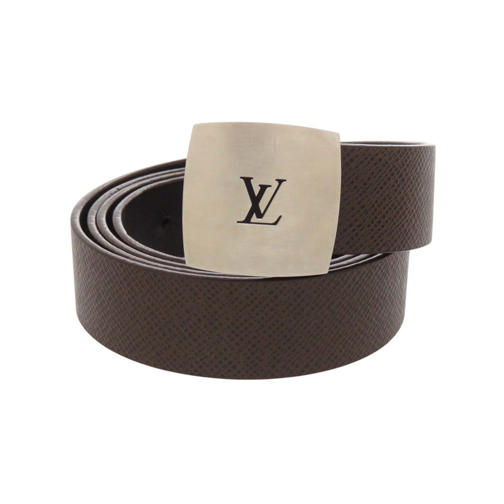 ルイ ヴィトン サンチュール タイガ M9804 タイガ ブラウン ベルト 茶 LV 1681【中古】LOUIS VUITTON メンズ