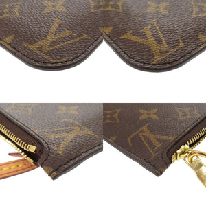 美品 ルイ ヴィトン ネヴァーフルポーチ PM/MM用 モノグラム フューシャ ポーチ LV 1712【中古】LOUIS VUITTON