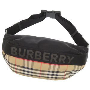 新品同様 バーバリー ノバチェック ベージュ ボディバッグ ウエストバッグ 0015【中古】BURBERRY