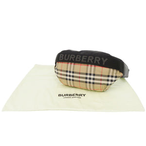 新品同様 バーバリー ノバチェック ベージュ ボディバッグ ウエストバッグ 0015【中古】BURBERRY