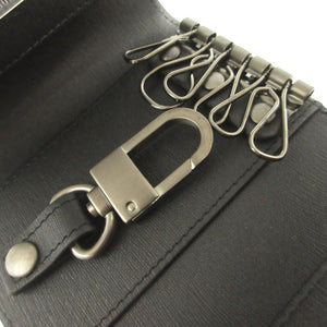 新品同様 ダンヒル レザー ブラック 黒 メンズ 6連キーケース 0036【中古】dunhill