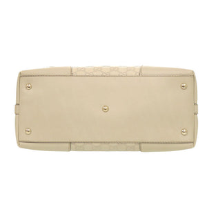 グッチ ラブリー ワンショルダーバッグ 257070 グッチシマレザー アイボリー バッグ 0046【中古】GUCCI