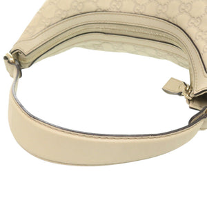 グッチ ラブリー ワンショルダーバッグ 257070 グッチシマレザー アイボリー バッグ 0046【中古】GUCCI