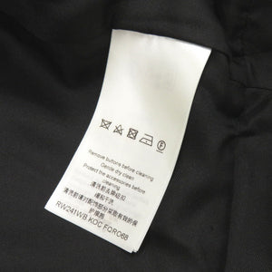 美品 ルイ ヴィトン ジュエルボタンドレス ノースリーブ シルク サイズ34 ブラック ワンピース 黒 LV 0065【中古】LOUIS VUITTON