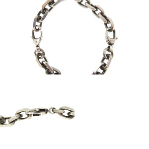 美品 グッチ インターロッキング チェーン シルバー925 ブレスレット シルバー 0071【中古】GUCCI