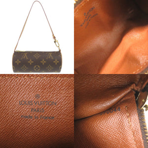 美品 ルイ ヴィトン パピヨン30 ポーチ付 モノグラム M51385 ハンドバッグ LV 0089【中古】LOUIS VUITTON