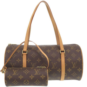 美品 ルイ ヴィトン パピヨン30 ポーチ付 モノグラム M51385 ハンドバッグ LV 0089【中古】LOUIS VUITTON