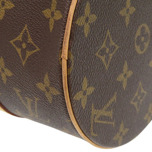 美品 ルイ ヴィトン パピヨン30 ポーチ付 モノグラム M51385 ハンドバッグ LV 0089【中古】LOUIS VUITTON