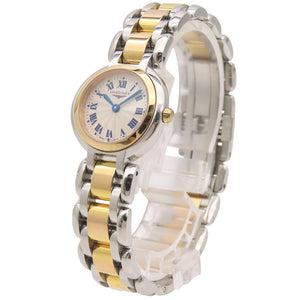 ロンジン プリマルナ L81095786 クオーツ 腕時計 SS ベージュ 0098【中古】LONGINES レディース