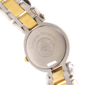 ロンジン プリマルナ L81095786 クオーツ 腕時計 SS ベージュ 0098【中古】LONGINES レディース