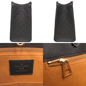 未使用 ルイ ヴィトン オンザゴー MM モノグラムアンプラント M45595 ノワール 2WAY トートバッグ 黒 LV 0142【中古】LOUIS VUITTON