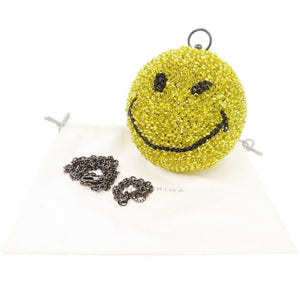 新品同様 アンテプリマ SMILEY 3D スマイリー ワイヤーバッグ イエロー ショルダーバッグ 0149【中古】ANTEPRIMA