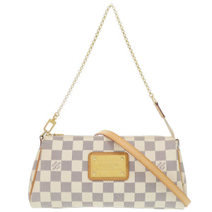 美品 ルイ ヴィトン エヴァ ダミエ アズール N55214 2WAY ショルダーバッグ LV 0154【中古】LOUIS VUITTON