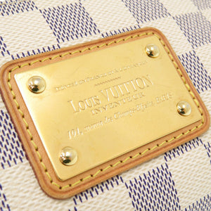 美品 ルイ ヴィトン エヴァ ダミエ アズール N55214 2WAY ショルダーバッグ LV 0154【中古】LOUIS VUITTON