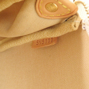 美品 ルイ ヴィトン エヴァ ダミエ アズール N55214 2WAY ショルダーバッグ LV 0154【中古】LOUIS VUITTON