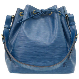 美品 ルイ ヴィトン プチノエ エピ M44105 ブルー ショルダーバッグ 青 LV 0155【中古】LOUIS VUITTON