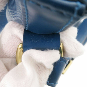 美品 ルイ ヴィトン プチノエ エピ M44105 ブルー ショルダーバッグ 青 LV 0155【中古】LOUIS VUITTON