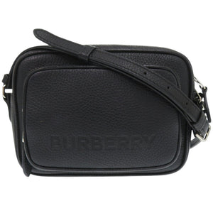 バーバリー PADDY パディ レザー ブラック ショルダーバッグ 黒 0182【中古】BURBERRY メンズ