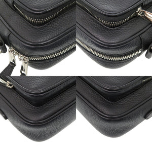 バーバリー PADDY パディ レザー ブラック ショルダーバッグ 黒 0182【中古】BURBERRY メンズ