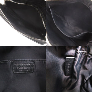 バーバリー PADDY パディ レザー ブラック ショルダーバッグ 黒 0182【中古】BURBERRY メンズ