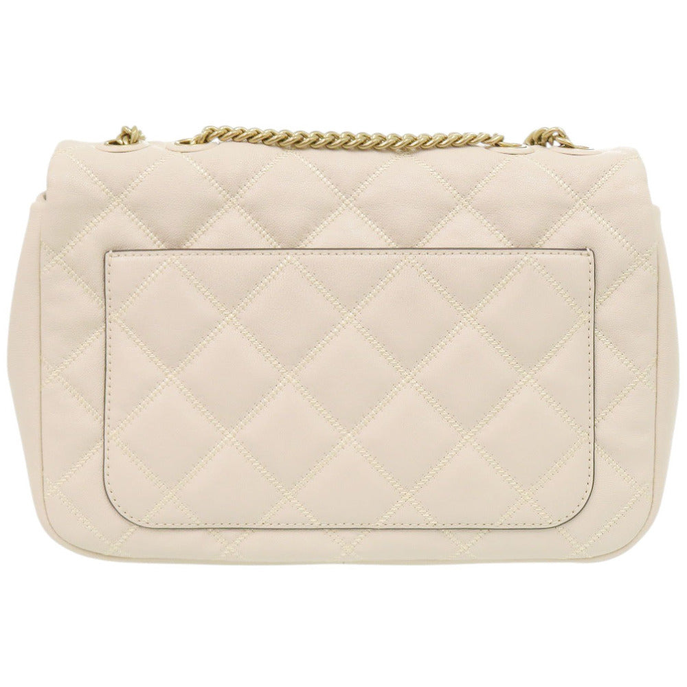 未使用 トリーバーチ ウィラ WILLA 148244 レザー アイボリー ショルダーバッグ 0189【中古】Tory Burch
