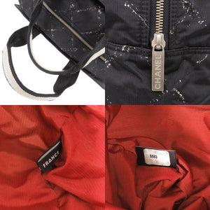 美品 シャネル トラベルライン ブラック ボストンバッグ 黒 0194【中古】CHANEL メンズ