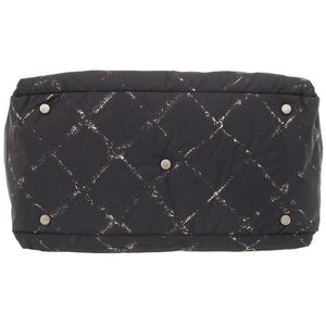 美品 シャネル トラベルライン ブラック ボストンバッグ 黒 0194【中古】CHANEL メンズ