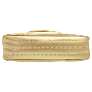 シャネル ココマーク ラムスキン ゴールド金具 2番台 ゴールド チェーンバッグ 0195【中古】CHANEL