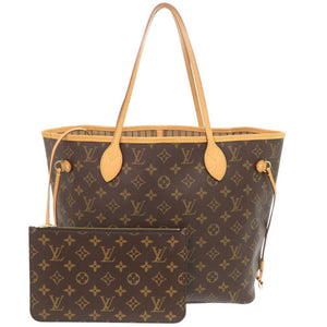 ルイ ヴィトン ネヴァーフルMM ポーチ付 モノグラム M40995 トートバッグ LV 0203【中古】LOUIS VUITTON