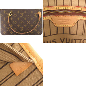 ルイ ヴィトン ネヴァーフルMM ポーチ付 モノグラム M40995 トートバッグ LV 0203【中古】LOUIS VUITTON
