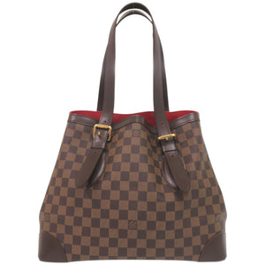 美品 ルイ ヴィトン ハムステッドMM ダミエ N51204 ブラウン トートバッグ LV 0204【中古】LOUIS VUITTON