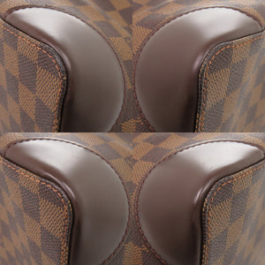 美品 ルイ ヴィトン ハムステッドMM ダミエ N51204 ブラウン トートバッグ LV 0204【中古】LOUIS VUITTON
