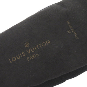 新品同様 ルイ ヴィトン ドリーミーライン ニット サイズ39 ブラック ルームシューズ スリッパ 黒 LV 0216【中古】LOUIS VUITTON