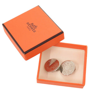 美品 エルメス セリエ メタル シルバー イヤリング 0223【中古】HERMES