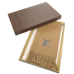 新品同様 ルイ ヴィトン エシャルプ ジェラム カシミヤ ベージュ マフラー LV 0308【中古】LOUIS VUITTON