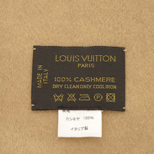 新品同様 ルイ ヴィトン エシャルプ ジェラム カシミヤ ベージュ マフラー LV 0308【中古】LOUIS VUITTON