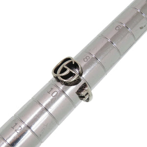 美品 グッチ アラベスク ダブルG シルバー925 9号 リング 指輪 シルバー 0333【中古】GUCCI