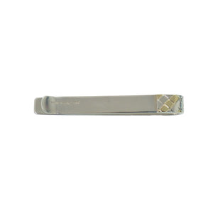 美品 ティファニー ネクタイピン タイピン シルバー925 K18ゴールド シルバー 0334【中古】TIFFANY&Co. メンズ