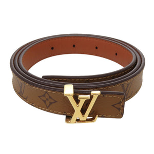 新品同様 ルイ ヴィトン サンチュール アイコニック M0440 レザー ブラウン ベルト 茶 LV 0356【中古】LOUIS VUITTON